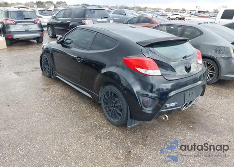 2013 Hyundai Veloster Turbo W/Black z USA, uszkodzony, nr VIN KMHTC6AE6DU179365